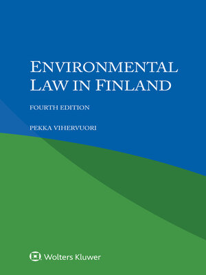 cover image of Environmental Law in Finland